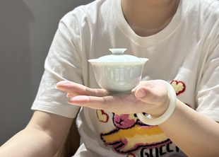 一坨铁新品 定制盖碗90cc 适合冲泡乌龙茶新品上市 随机发货哦