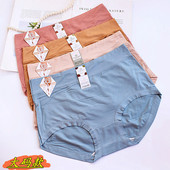 黛诺琦451大版 头 裤 莫代尔高腰简约舒适包臀内裤 胖女士妈妈加大码