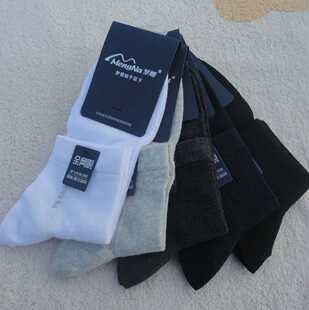 梦娜24新款 春夏休闲网眼中筒男薄棉袜纯色透气舒适吸湿排汗A2805