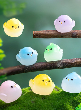 手工学生可爱大小号云雀小鸡公仔diy装饰盲袋挂配件微景观小摆件