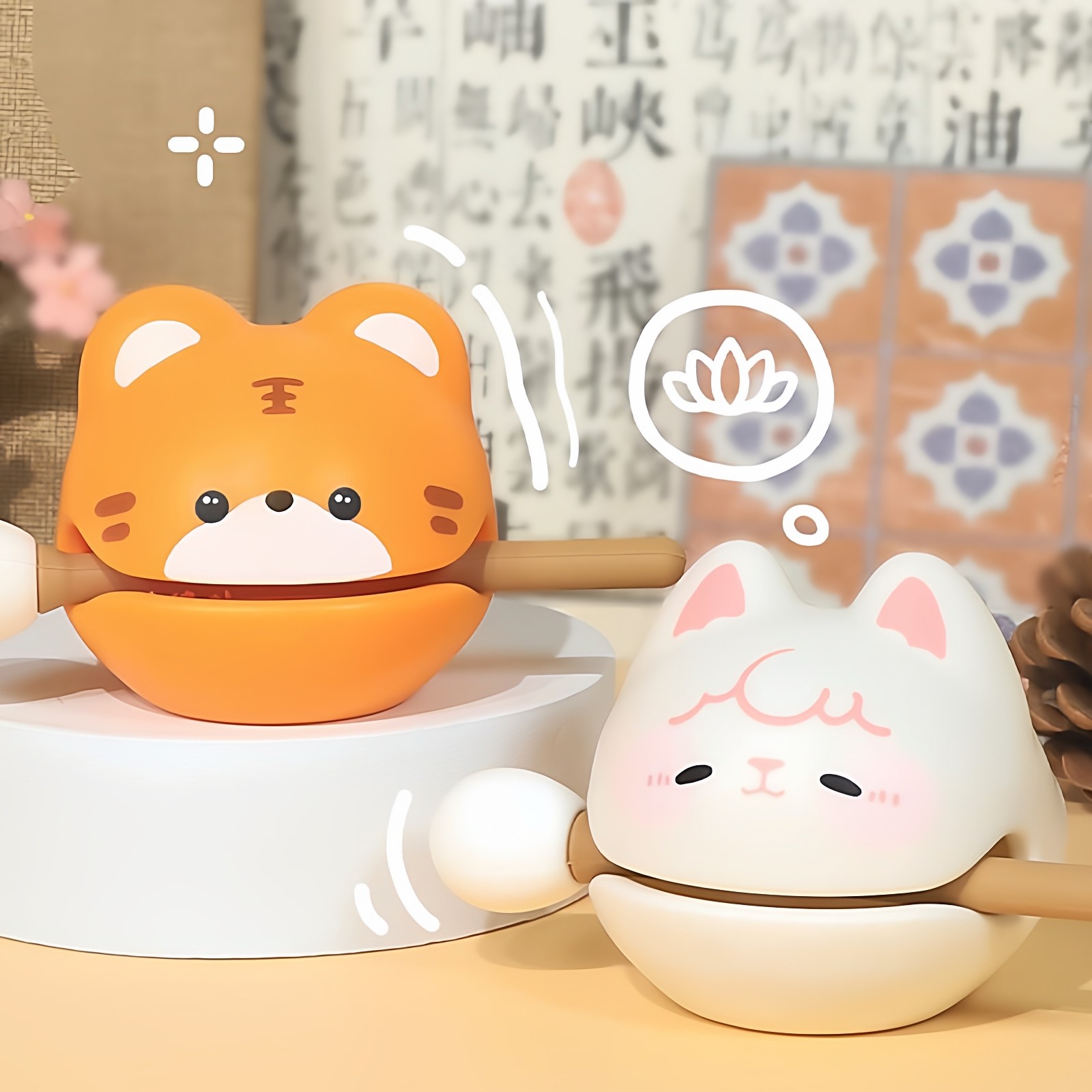 水豚敲打小木鱼挂件解压摆件桌敲儿童玩具求签卜熊猫网红生日礼物,家居饰品,装饰摆件,淘宝优惠券,粉丝福利购,淘宝优惠卷