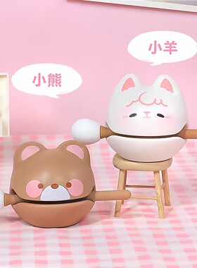 玩具儿童挂件小木鱼求签卜敲打可爱随身解压车载摆件学生搞怪礼物
