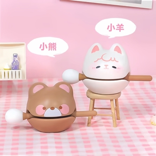 玩具儿童挂件小木鱼求签卜敲打可爱随身解压车载摆件学生搞怪礼物