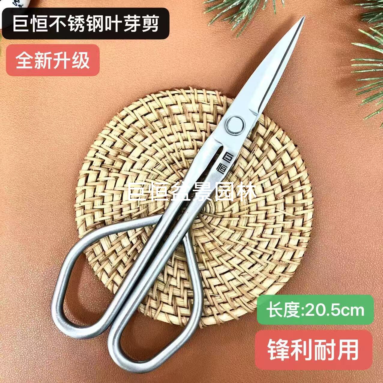 新款马氏体不锈钢修枝尖头剪刀插剪刀