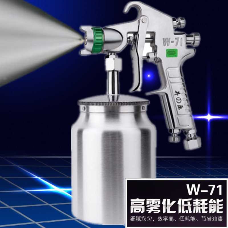日本进口井原W-71油漆喷枪上壶下壶家具汽车气动高雾化涂料喷漆枪
