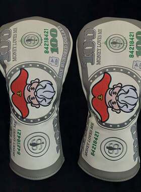 【Money loves me】高尔夫杆头套一号木三号木-ONEPUTT国潮高尔夫
