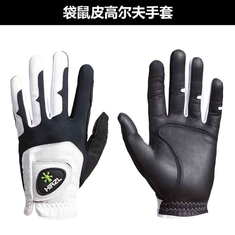 Xnells袋鼠皮高尔夫手套