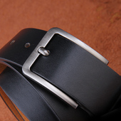 商务休闲青年潮流复古牛仔裤 皮带男针扣男士 学生宽腰带韩版 带