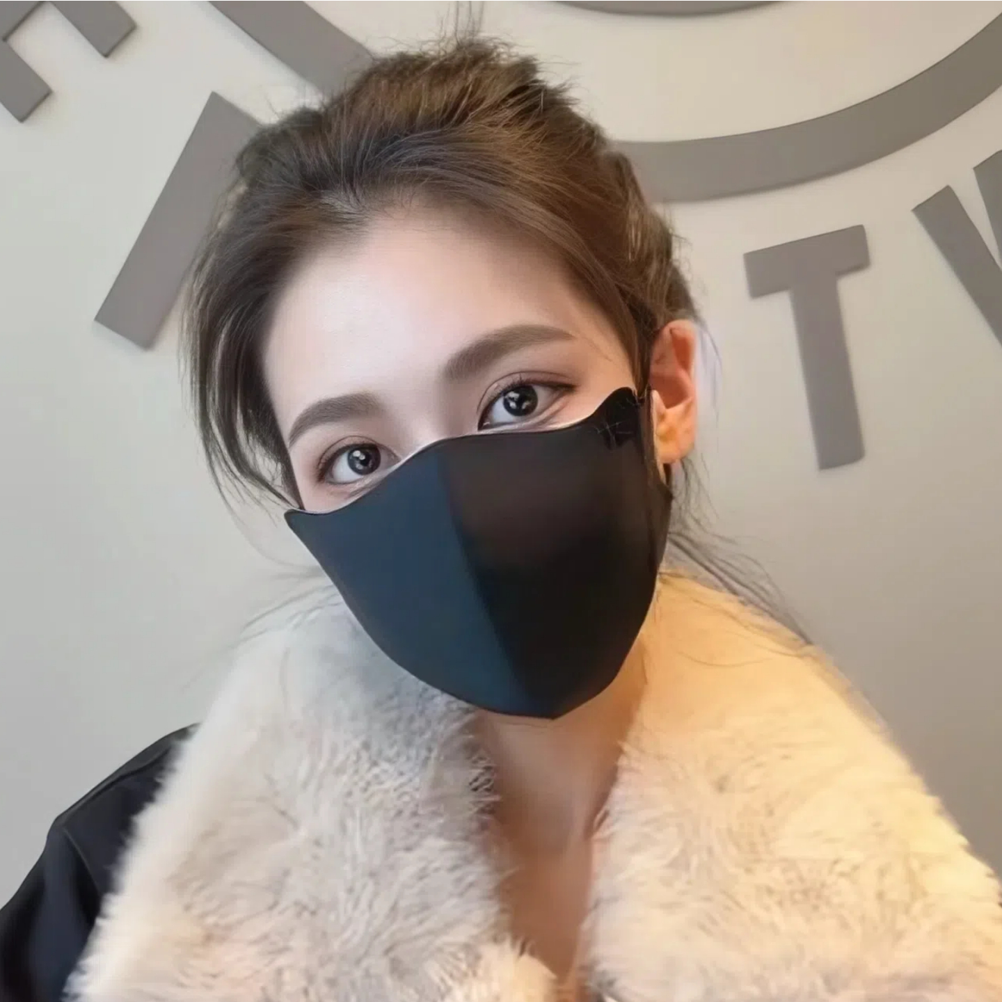 新款秋冬美拉德保暖口罩防寒透气防尘防风可水洗面罩立体骑行男女