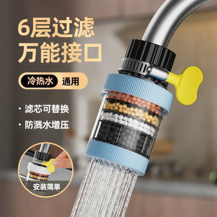 水龙头延伸过滤器通用防溅嘴厨房专用净水神器家用自来水净化花洒