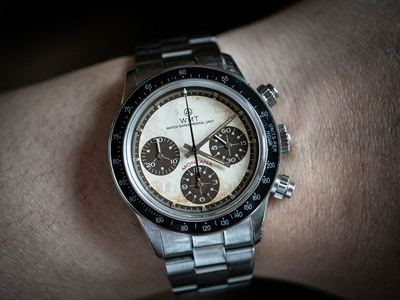 WMT Watch Montana – Racer  复古重度做旧磨损三眼自动机芯手表