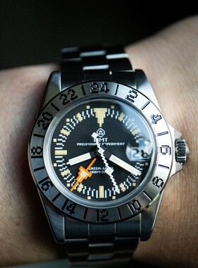 WMT Watch Green-Label系列EB0010PG 复古马赛克像素自动机芯手表