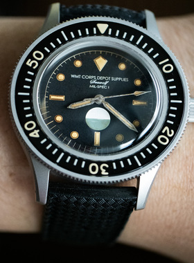WMT Watches Seawolf - Milspec I 陈年做旧氧化潜水自动机械手表
