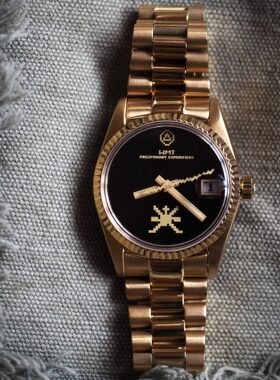 WMT Watch Green-Label系列CB0010PO 像素无刻黑金盘自动机芯手表