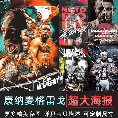 康纳麦格雷戈武馆健身房挂画3214