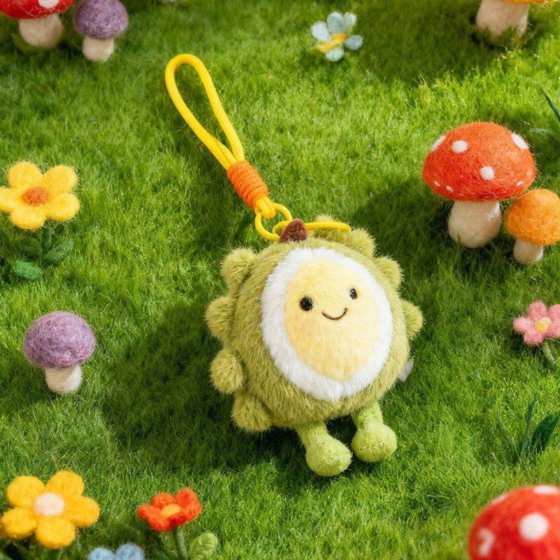 原创可爱榴莲果蔬挂件小玩偶