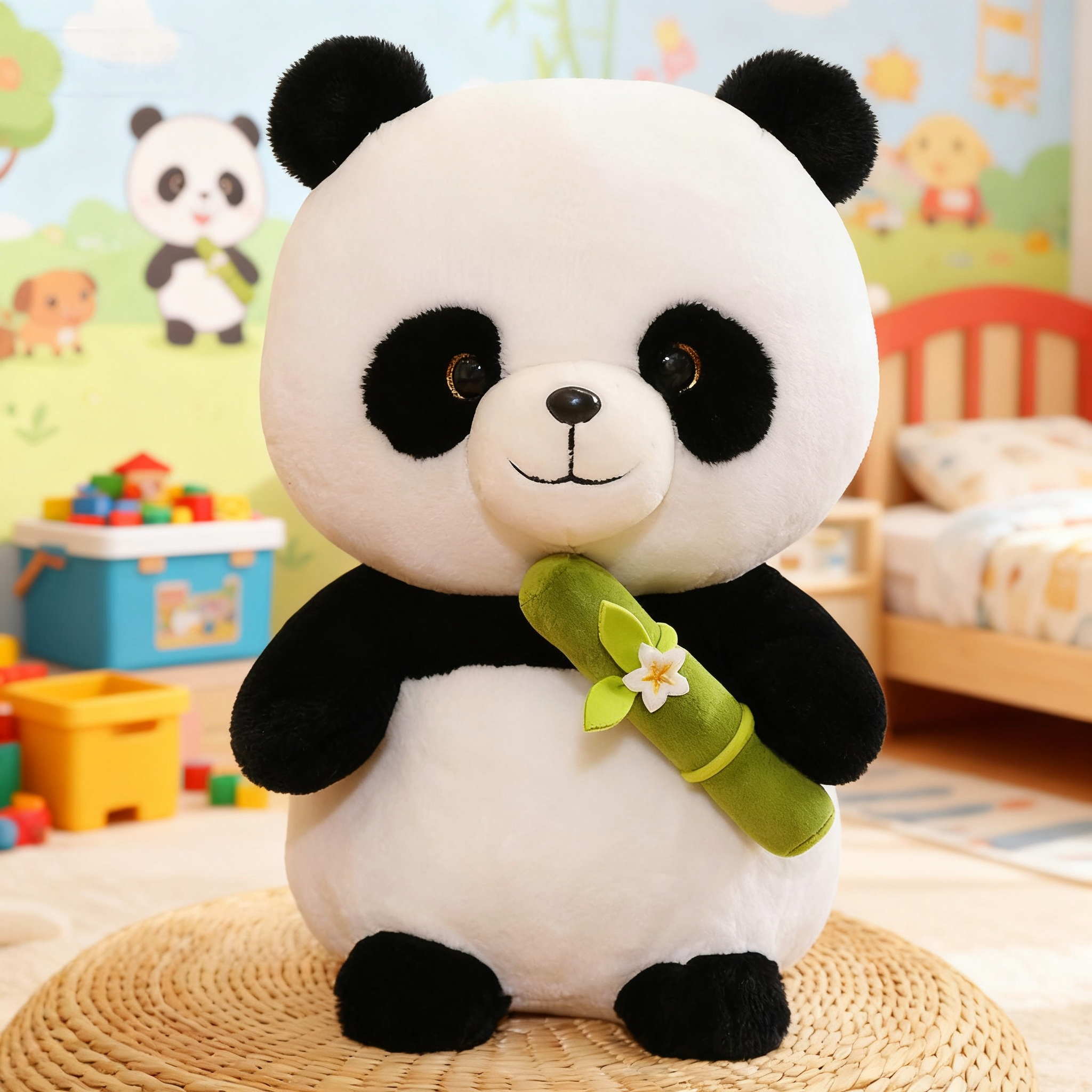 【明星潮牌】环保熊猫公仔布娃娃