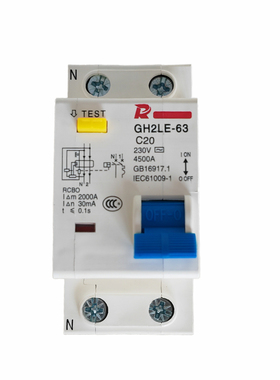 36mm宽漏电保护开关2P20A16A32A漏保空开380V过载短路保护器