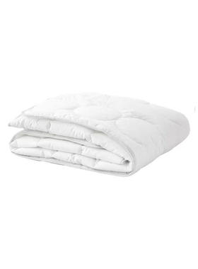 IKEA宜家雷纳斯特婴儿床用被子家用白色灰色110x125厘米
