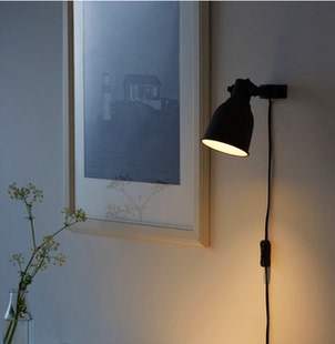 国内宜家家居代购赫克塔 墙面夹式射灯壁灯床头灯装饰灯