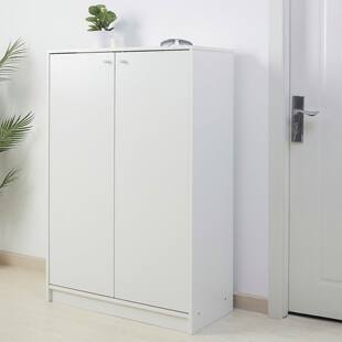 IKEA宜家代购克勒普斯塔鞋柜储藏白色80x35x117厘米家用收纳柜