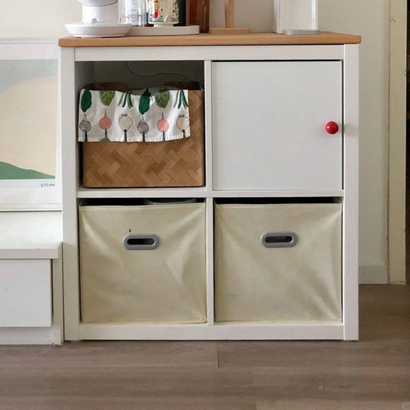 IKEA宜家伊克特四格柜简易收纳柜子置物柜家用客厅储物柜落地柜