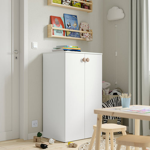 IKEA宜家代购拉思塔尔储物组合白色60x42x103cm家用收纳柜储物柜