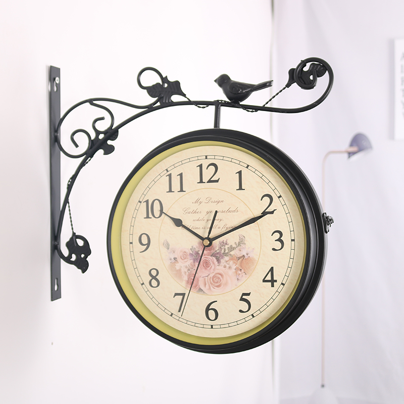 欧式铁艺双面餐客厅个性风挂墙