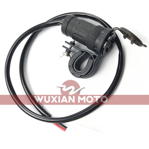 适用于川崎Z400/Z900/ZH2改装车把车载手机USB充电器快充接口插座