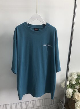 A5429任3件包邮外贸日单男士休闲短袖上衣新款圆领宽松学院风T恤