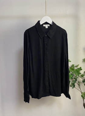 AA2845任3件包邮外贸欧美女士衬衫秋季新款翻领印花宽松长袖衬衣