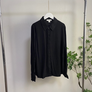 包邮 翻领印花宽松长袖 外贸欧美女士衬衫 新款 衬衣 秋季 AA2845任3件