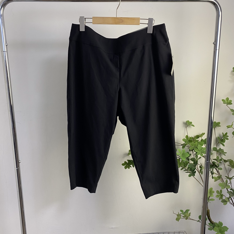 A7186任3件包邮外贸欧美女士打底休闲裤夏款松紧腰显瘦大码七分裤
