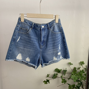 牛仔短裤 夏季 新款 H1939任3件 潮流阔腿裤 外贸韩版 宽松显瘦时尚 包邮