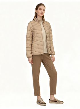 E5496任3件包邮外贸欧美单女士棉衣新款立领宽松大码胖MM休闲棉服