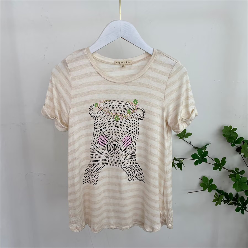 C3282任3件包邮外贸欧美单女生短袖T恤新款圆领弹力修身百搭上衣