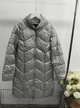 A2893任3件包邮外贸韩版长款立领棉衣冬季新款宽松女士保暖棉服