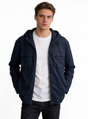 G7855任3件包邮外贸欧美单男士休闲外套新款连帽宽松潮流夹克