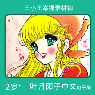 【电子版】叶月阳子中文灰灰·姑娘女孩卡通手账卡片闪卡素材包邮