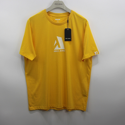 ABLEJEANS短袖圆领全棉体恤半袖