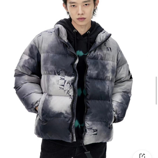 防风保暖厚外套 立领复古休闲冬季 中性ABLE JEANS羽绒服男女同款