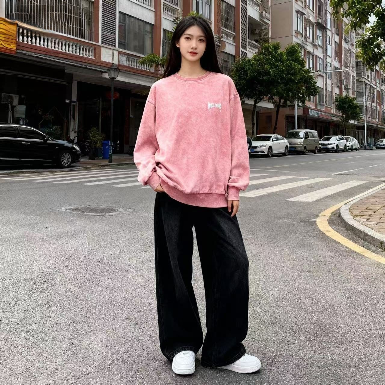 ABLEJEANS春秋针织卫衣外套上衣