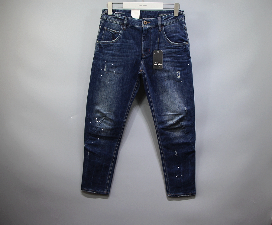 ABLE JEANS牛仔裤女立体男朋友春秋新品高腰弹力宽松修身老爹裤