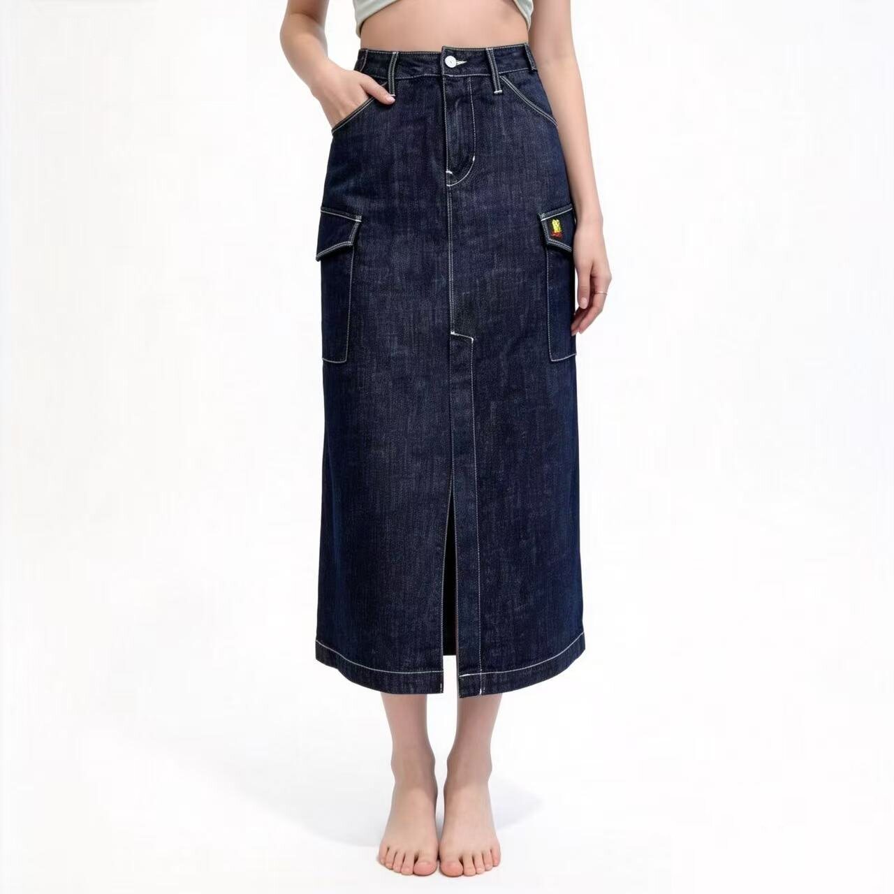 ABLEJEANS女牛仔半身裙工装女裙