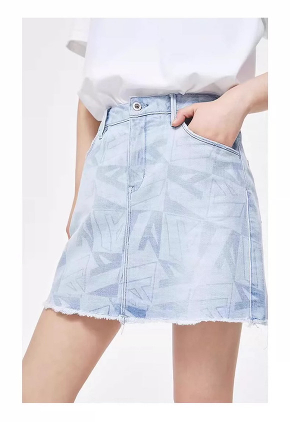 ABLEJEANS女牛仔裙A字裙中裙
