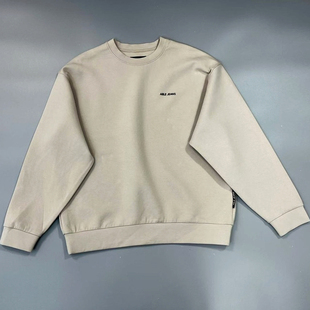 JEANS女卫衣太空棉圆领立体宽松复古短款 ABLE 休闲外上衣 新款 特价