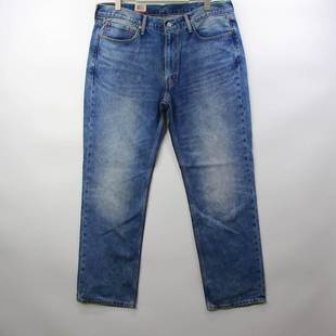 男牛仔裤 大码 李家514立体直筒雪花洗美式 休闲长裤 秋季 男裤 新款