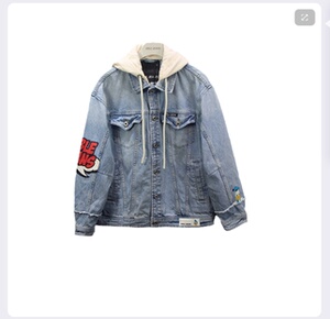 ABLEJEANS春秋宽松复古休闲夹克
