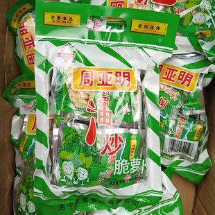 海宁特产斜桥榨菜周亚明油炒萝卜酱菜180克袋装下饭菜