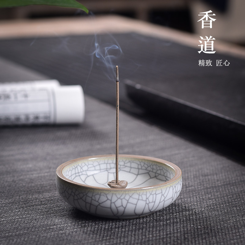 龙泉梅花青瓷线香托檀香线香香盘供佛用具家用室内线香插创意摆件,家居饰品,香薰炉,淘宝优惠券,粉丝福利购,淘宝优惠卷